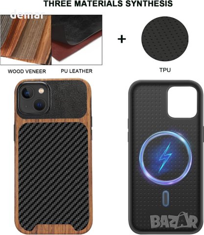 Магнитен калъф за телефон TENDLIN за iPhone 15 Plus, снимка 3 - Калъфи, кейсове - 42940565