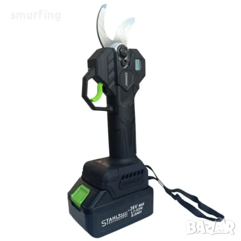 Комплект от акумулаторна лозарска ножица с дисплей, акумулаторен мини верижен трион с автоматично см, снимка 3 - Други инструменти - 49986618