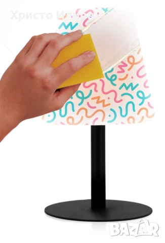 Настолната LED лампа с 3 тебеширени маркера за рисуване с димируема светлина, снимка 2 - Лед осветление - 51665277