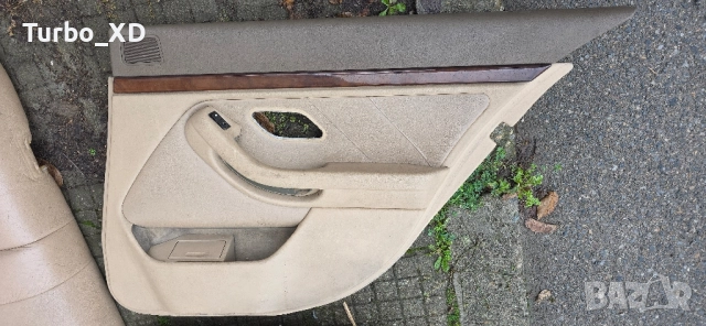 Продавам бежев кожен салон за BMW E39 комби, снимка 17 - Части - 51966204
