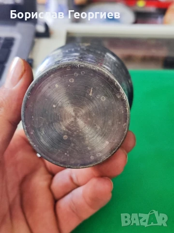 Стари чаши метални с посребряване, снимка 4 - Антикварни и старинни предмети - 51169392