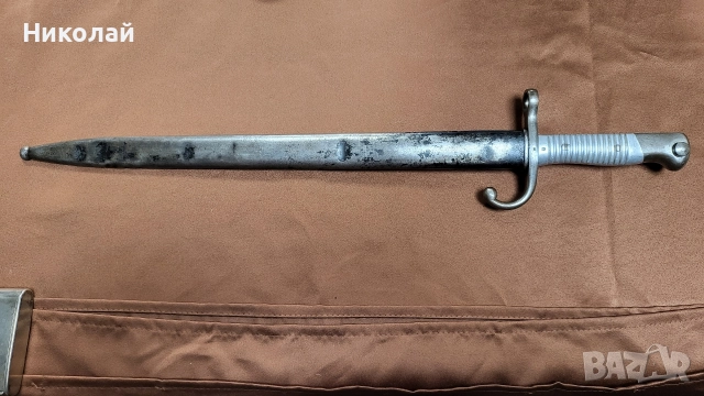 Щик, нож Аржентина маузер модел 1895г, снимка 4 - Антикварни и старинни предмети - 52997268