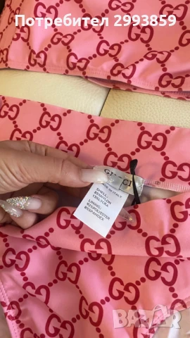 Бански бикини Гучи*Gucci technical bloom, снимка 4 - Бански костюми - 51339367