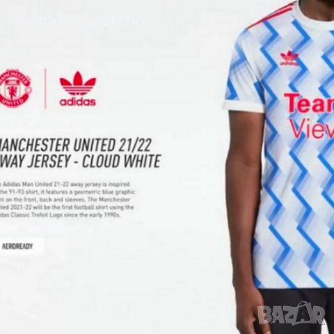 Детски Футболен Екип – ADIDAS MANCHESTER UNITED; размери: 164-176 см., снимка 4 - Футбол - 32842841