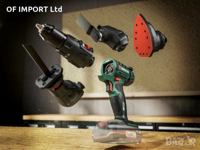 НОВО Aкумулаторен Комбиниран Инструмент PARKSIDE 4в1, снимка 4 - Винтоверти - 35555008