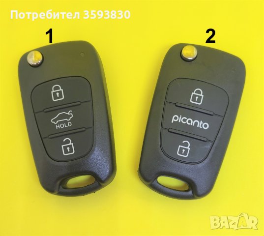 Кутийка за ключ за Киа или Хюндай