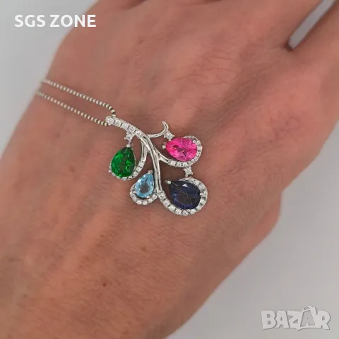 Супер Висулка с Естествени Камъни 