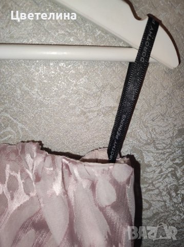 Дамска розова рокля със сатенена панделка DOROTHY PERKINS размер М цена 70 лв., снимка 10 - Рокли - 43613657