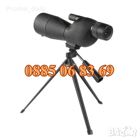 Далекоглед 25-75x60, монокъл, телескоп с трипод, стойка за телефон, снимка 3 - Оборудване и аксесоари за оръжия - 43143823