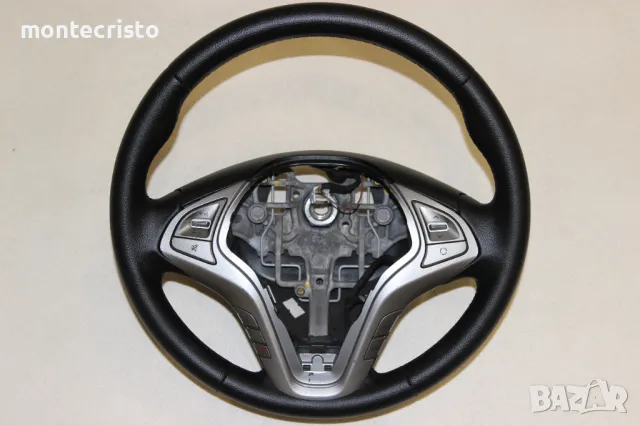 👌Безупречен Кожен волан Hyundai ix20 (2010-2015г.) мултифункционален Хюндай IX 20, снимка 2 - Части - 49900073