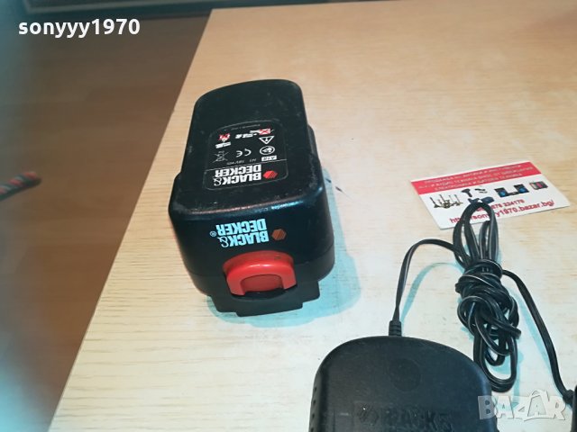 black & decker battery 18v+charger 0805211835, снимка 7 - Винтоверти - 32803840