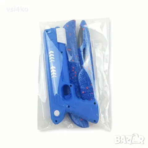 Детски пистолет с изстрелващ се самолет, снимка 6 - Влакчета, самолети, хеликоптери - 50240865