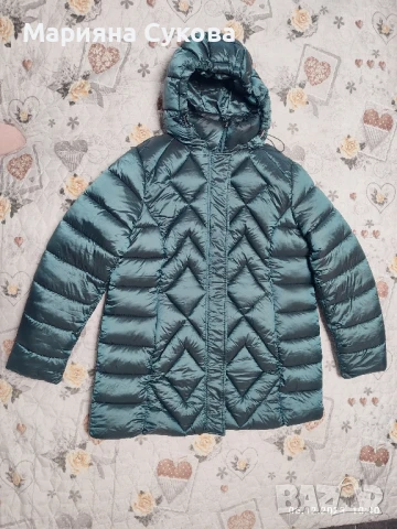 Зимно яке маслено зелено