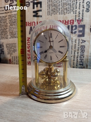 Настолен Часовник"Hermle", снимка 4 - Антикварни и старинни предмети - 51761421