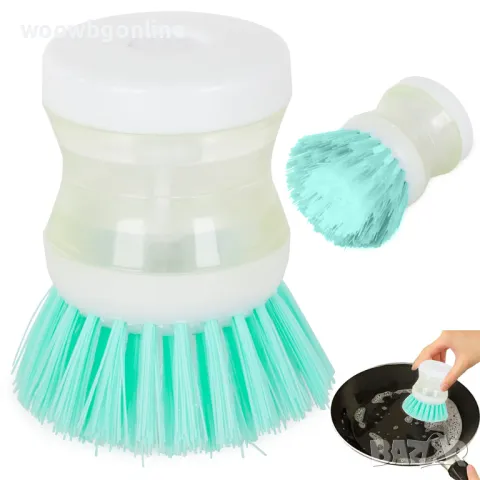 Четка за съдове с дозатор