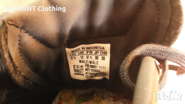Adidas PREDATOR Footbal Boots Leather размер EUR 47 1/3 / UK 12 бутонки естествена кожа 14-12-S, снимка 18 - Футбол - 52639999