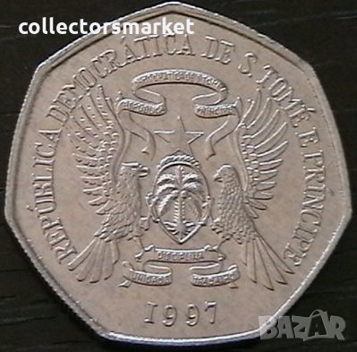 1000 добра 1997, Сао Томе и Принсипи, снимка 2 - Нумизматика и бонистика - 32734234