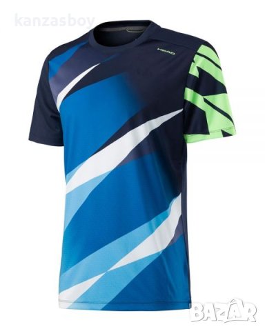 HEAD VISON GRAPHIC BLUE T-SHIRT - страхотна мъжка тениска КАТО НОВА