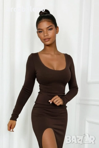 Дамска миди рокля Sophie, 3цвята , снимка 3 - Рокли - 52229714