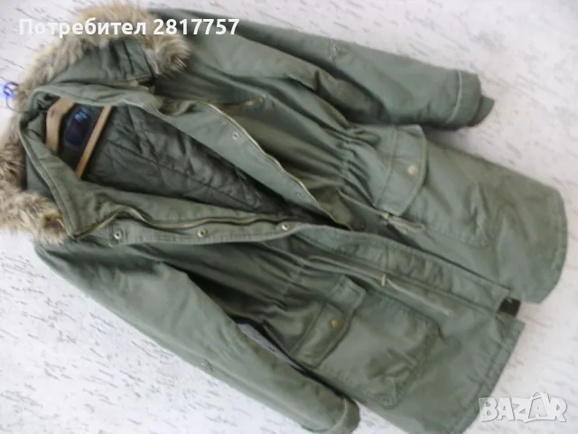 Дамско, зимно, дълго яке с качулка !, снимка 3 - Якета - 48325321