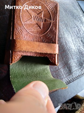 Калъфче за цигари БГА Балкан-естествена кожа, снимка 6 - Табакери - 36779318