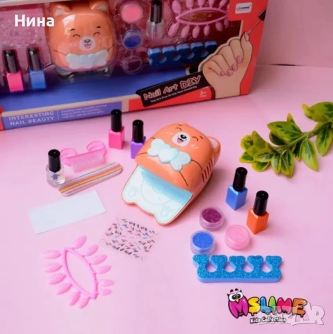 Комплект за маникюр със сушилня, снимка 3 - Рисуване и оцветяване - 51343807