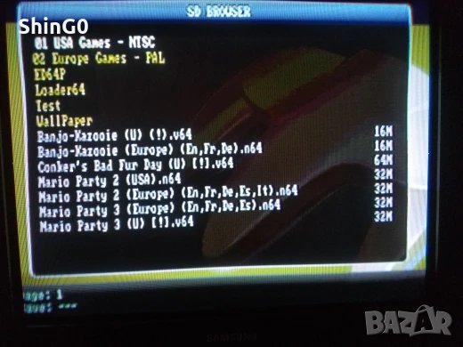 ВСИЧКИ игри за N64 Nintendo 64 в 1 everdrive Дискета с 16GB карта, снимка 6 - Игри за Nintendo - 39100851