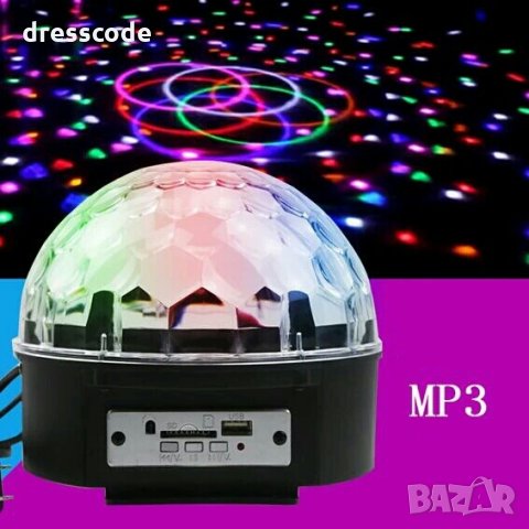 Музикална диско топка с блутот , снимка 1 - Bluetooth тонколони - 27675166
