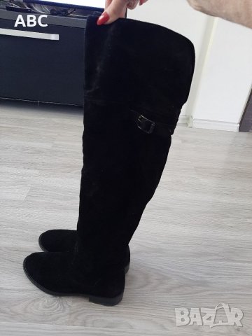 Дамски чизми Tamaris,естествен велур, снимка 3 - Дамски ботуши - 38238989