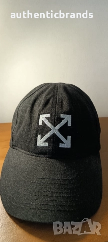 Off-White Black & White Embroidered Arrow Cap Hat Permanent authentic, снимка 2 - Шапки - 52691986