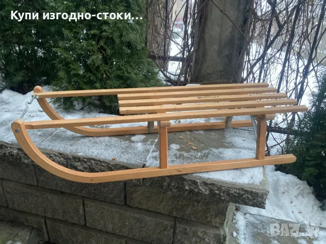 Немска дървена шейна , снимка 2 - Други ценни предмети - 48719263