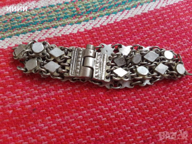 Сребърна гривна верижка 