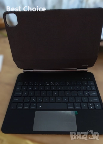 Калъф с клавиатура Earto с тъчпад, съвместим с iPad Air 11/iPad Pro 11" (Gen. 1–4)/iPad Air 5&4, снимка 7 - Аксесоари за Apple - 52915471