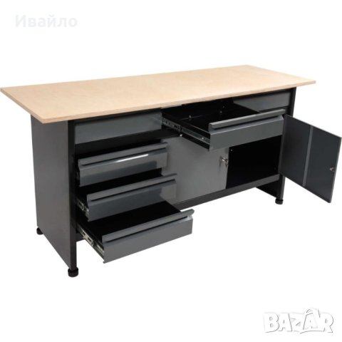 Работна маса с шкаф за инструменти Vorel , 1700 х 600