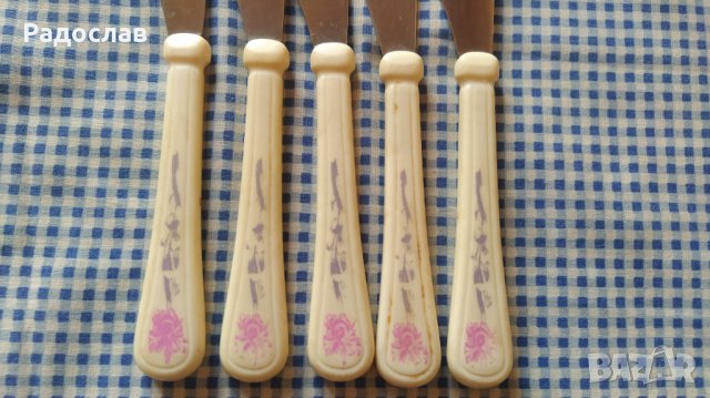 стари ножове П. Денев, снимка 4 - Прибори за хранене, готвене и сервиране - 43844594