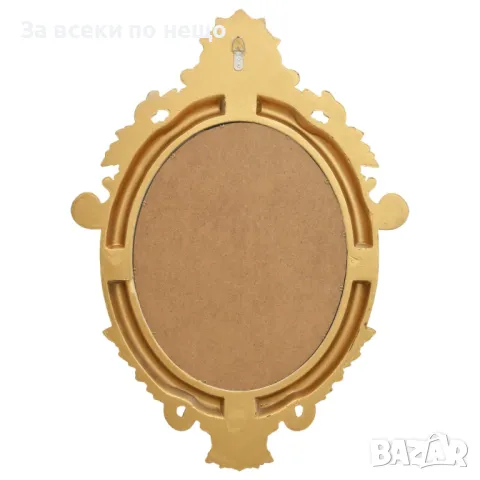 Стенно огледало, стил замък, 56x76 см, златисто, снимка 5 - Огледала - 48925008