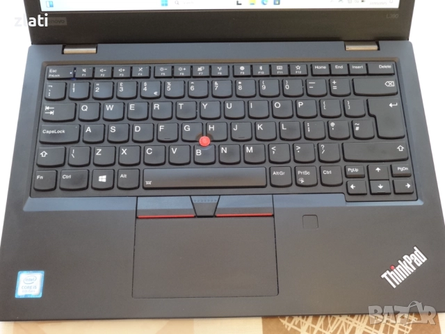 Лаптоп Lenovo ThinkPad L390 - 13.3" - i5-8265U 1.6GHz / 8GB RAM DDR4 / SSD 256GB / Win 11 Pro, снимка 3 - Лаптопи за работа - 52478268