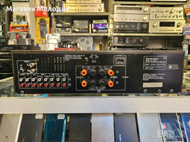 Усилвател Technics SU-VX500 Две по 100 вата. В перфектно техническо и много добро визуално състояние, снимка 8 - Ресийвъри, усилватели, смесителни пултове - 52811119