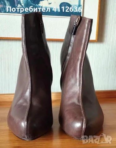 Дамски боти от естествена кожа, размер 39, снимка 4 - Дамски боти - 49236749