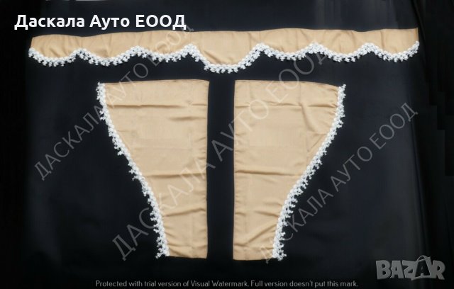 Комплект от 3 части декоративни пердета УНИВЕРСАЛНИ за камион, 4 ЦВЯТА , снимка 4 - Аксесоари и консумативи - 35451868