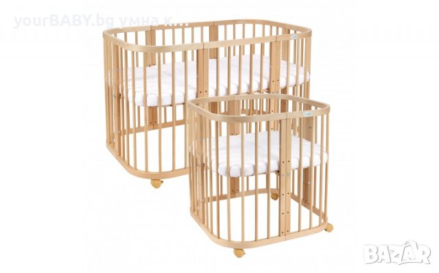 МАМИТА СТРАХОТНА мултифунционална от 0 до 10 г. Кошара за Бебе Смарт 7в1, снимка 4 - Кошарки - 36757009