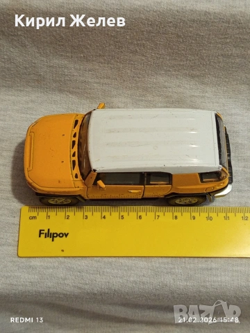 Метална количка Toyota Cruiser много красива за КОЛЕКЦИЯ ДЕКОРАЦИЯ 48748, снимка 5 - Колекции - 53573267