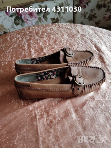 Кожени мокасини Есприт 40 номер