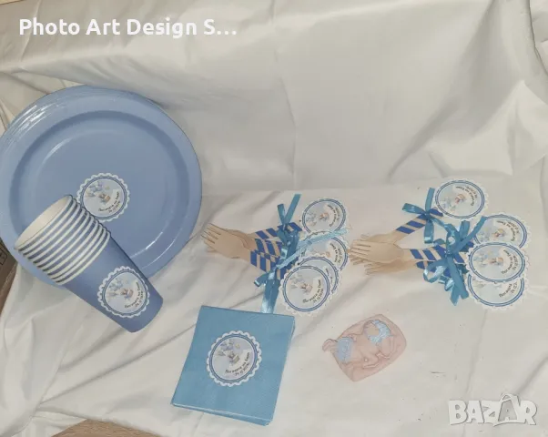 За погача, топери, банер, месал, салфетки, карти за орисване, стойка за мъфини, , снимка 5 - Карти за игра - 48436728