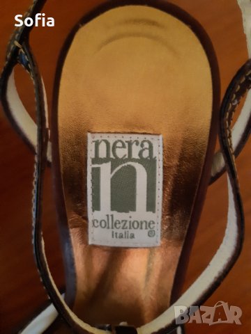 Дамски обувки ток нови Естествена кожа марка NERA Collezione с 50% отстъпка, снимка 7 - Дамски елегантни обувки - 31959244