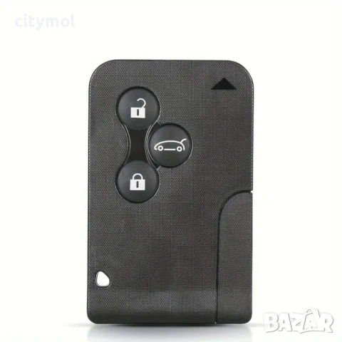 Кутийка за ключ/карта с 3 бутона за Renault Megane, Scenic, Clio, Captur с острие HU66