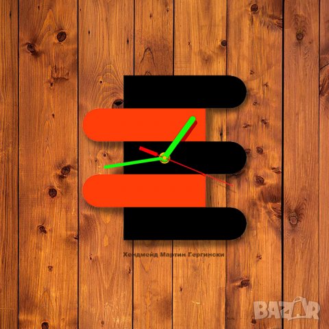 Продавам ръчно изработен стенен часовник., снимка 3 - Стенни часовници - 36977164