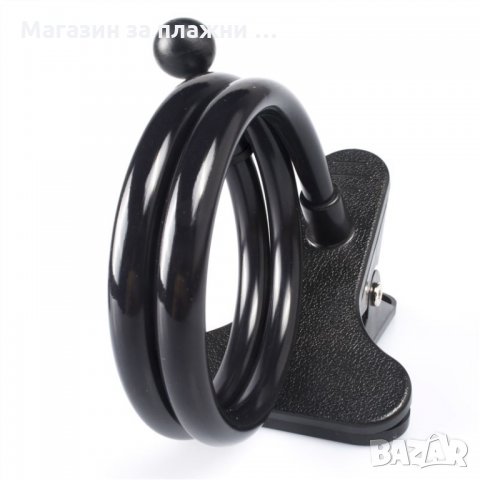 Универсална стойка за телефон с двойна щипка – 360* на завъртане, снимка 10 - Селфи стикове, аксесоари - 28450473