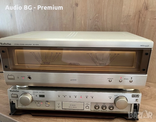 комплект предусилвател и крайно стъпало  Technics SE-A1010 & SU-C1010 Top, снимка 4 - Ресийвъри, усилватели, смесителни пултове - 48853212