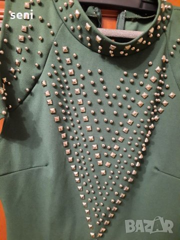 Зелена рокля, снимка 2 - Рокли - 33187462